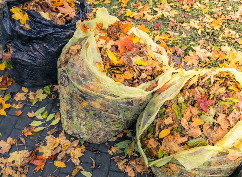 Leaf Bagging and Disposal